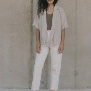 *Brand New* OZMA oatmeal linen jacket